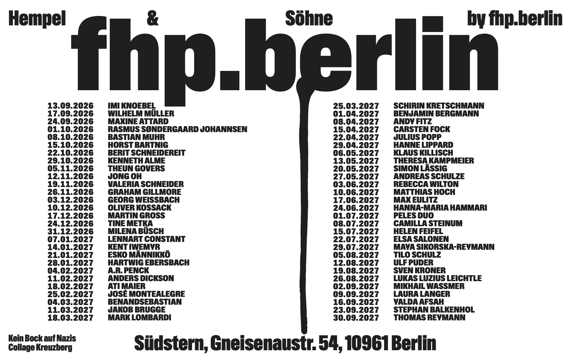 Hempel & Söhne fhp.berlin Liste